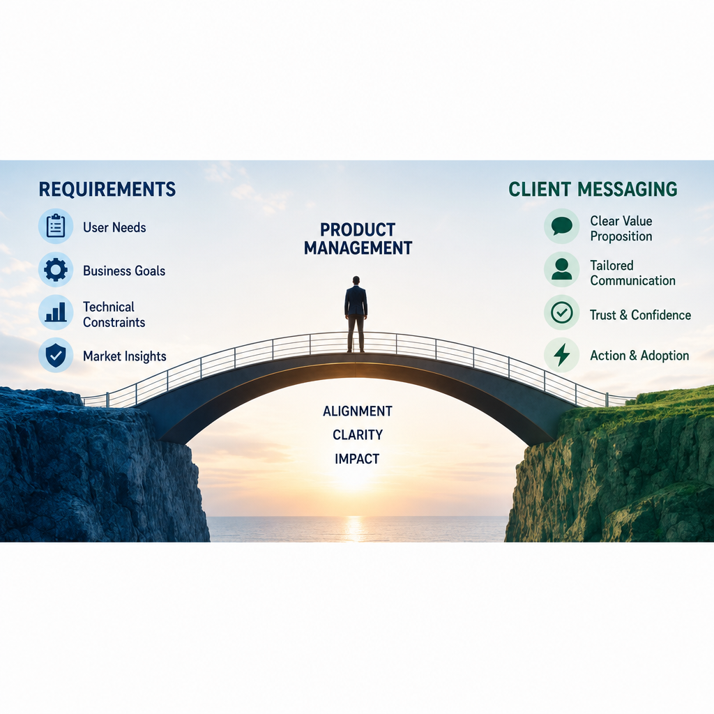Bridging Requirements and Client Messaging: The Strategic Core of Product Management